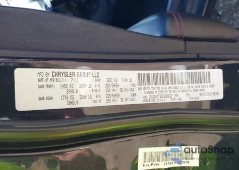 2013 Dodge Durango R/T from USA, damaged, VIN 1C4SDHCT3DC699632